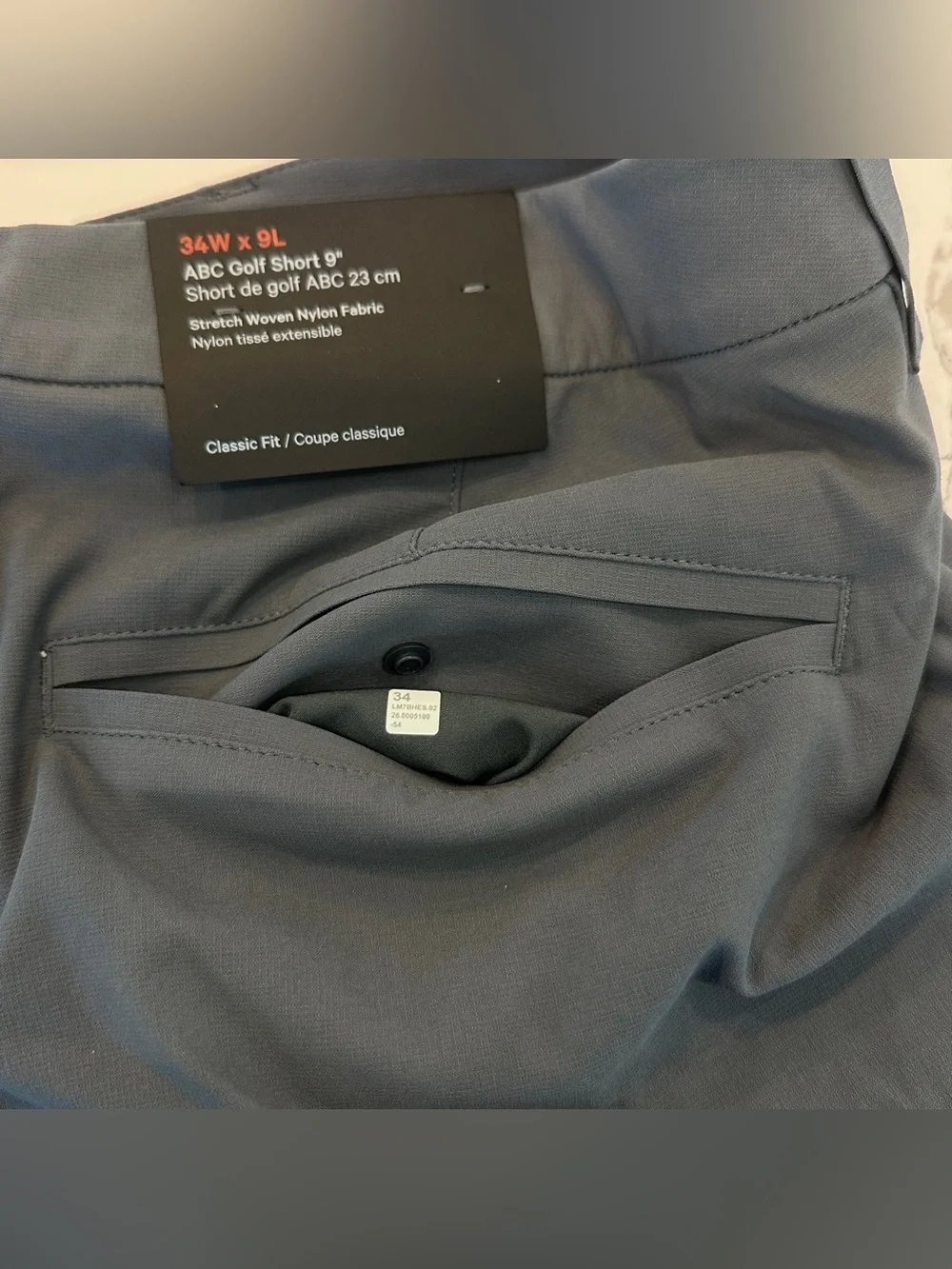 Lululemon Mens ABC Classic-Fit Golf Short 9